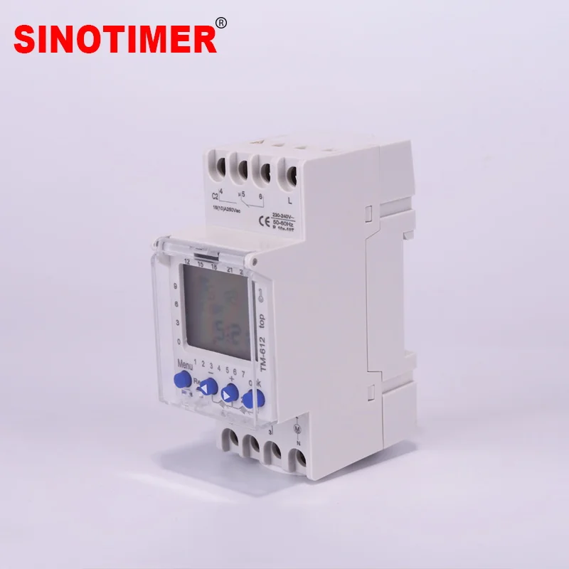 2 Channels Big LCD Display Programmable 24hrs Time Clock with Two Relay Outputs timer switch,digital timer,programmable timer switch,time switch