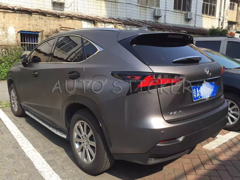 dark gray matte metallic car wraps 9