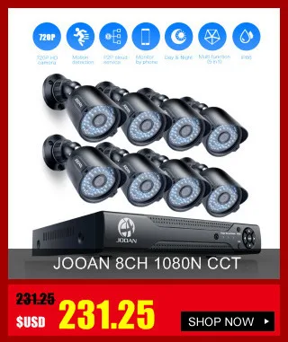 Jooan 704NVR 4CH NVR комплект 720 P POE Камера Системы HD Безопасности IP Камера Системы CCTV Мониторы Системы выполните наблюдения сети