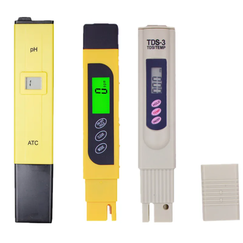 

3PCS/lot Digital LCD PH Meter Pen +tds water tester +ec meter Tester for Aquarium Pool Water Wine Urine 39%off