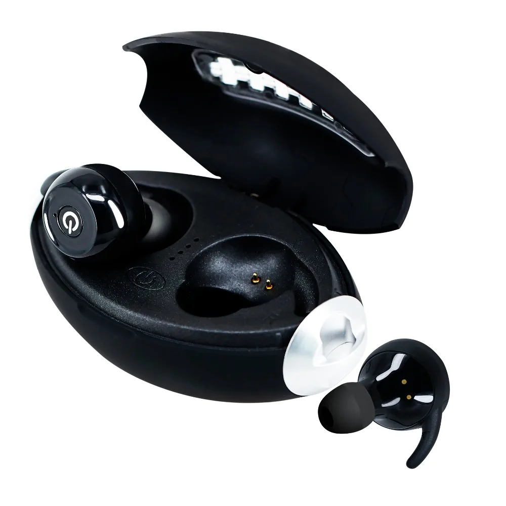 Wireless Stereo Headphones TWS Bluetooth In Ear Earbuds with Charging Case Built in Mic Headset 