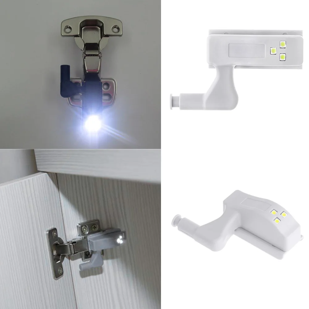 1PC New Hot Sale Fashion Universal Cupboard Hinge Nature White