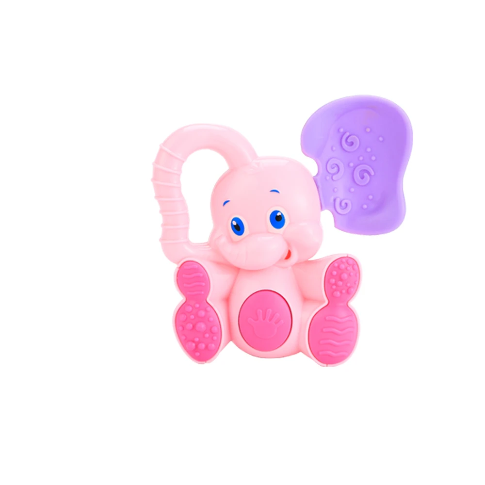 Cartoon Animal Shape Baby Rattles with Infant Teether Musical Sound Cute Lovely Toddler Baby