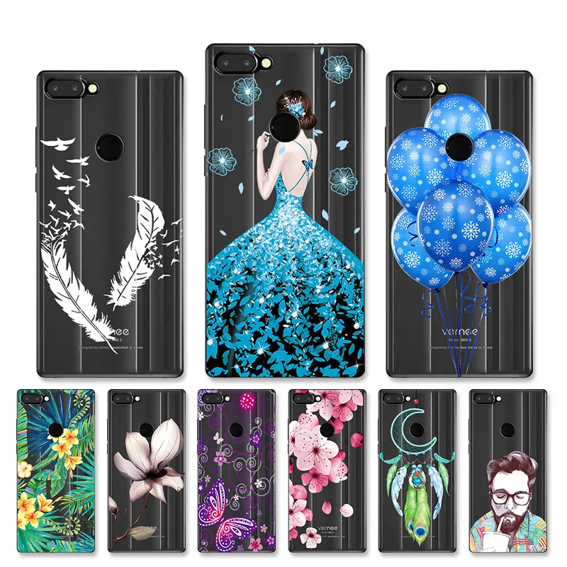 

Transparent Clear Case For Vernee Mix 2 Case Silicone Soft TPU Cover Vernee Mix 2 Fundas Coque Covers Shell Back