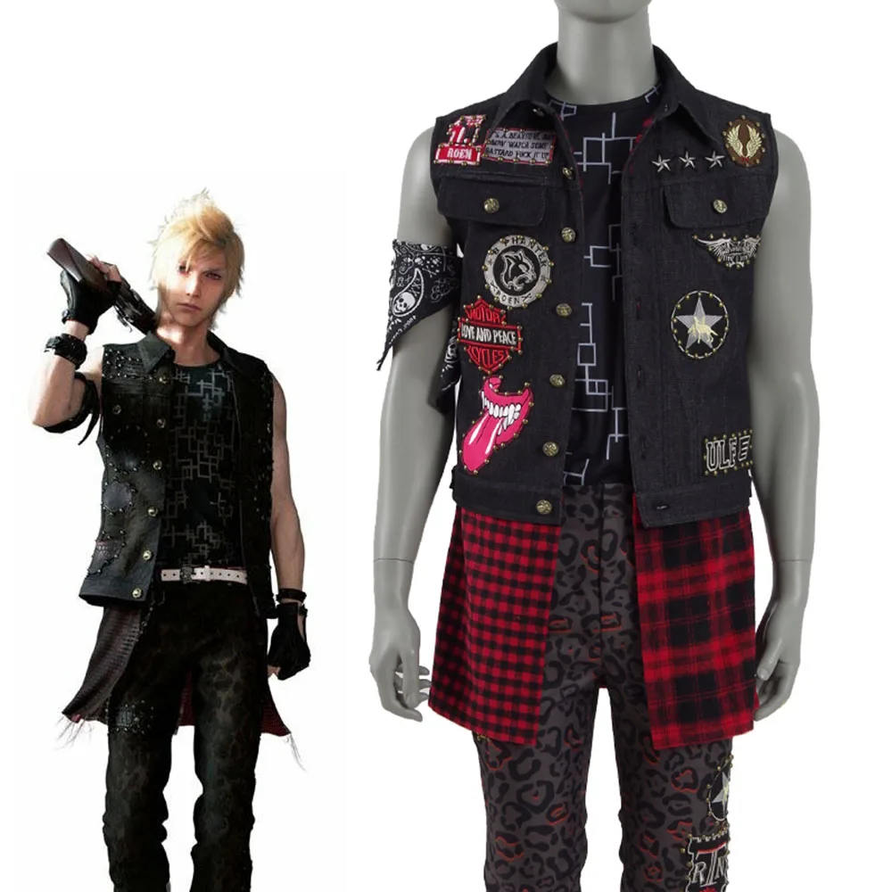 Final Fantasy Xv Ff15 Prompto Argentum Cosplay Costume Outfit Suit Shirt Vest Halloween Carnival Women Men Full Set Game Costumes Aliexpress