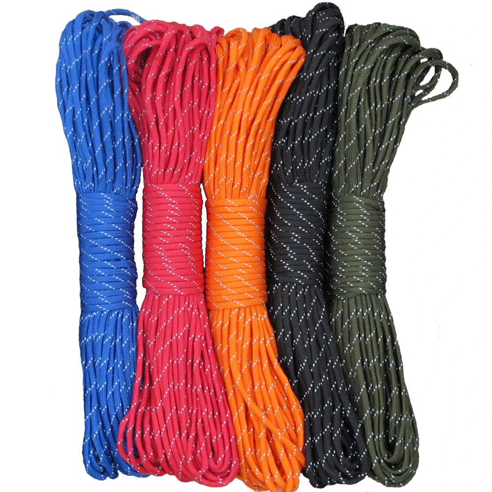 Buy Hot Reflective Paracord 550lb 7 Strand 100FT 31