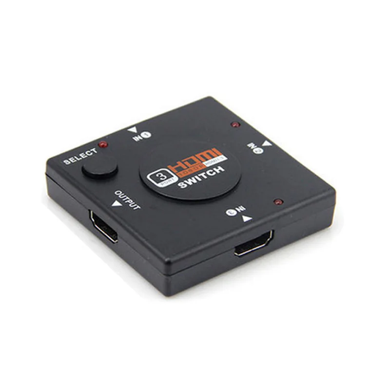 Nworld 3 порта HDMI Splitter Switcher 1x3 Mini HDMI порт 3 входа 1 выход KVM переключатели для HDTV 1080 P видео DV HDTV 1080P HDMI