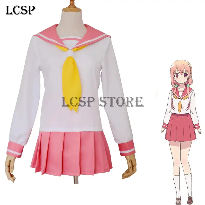 Lcsp アニメひなこ注桜木ひなこコスプレ衣装ガール制服セット衣装服 Anime Costumes Aliexpress