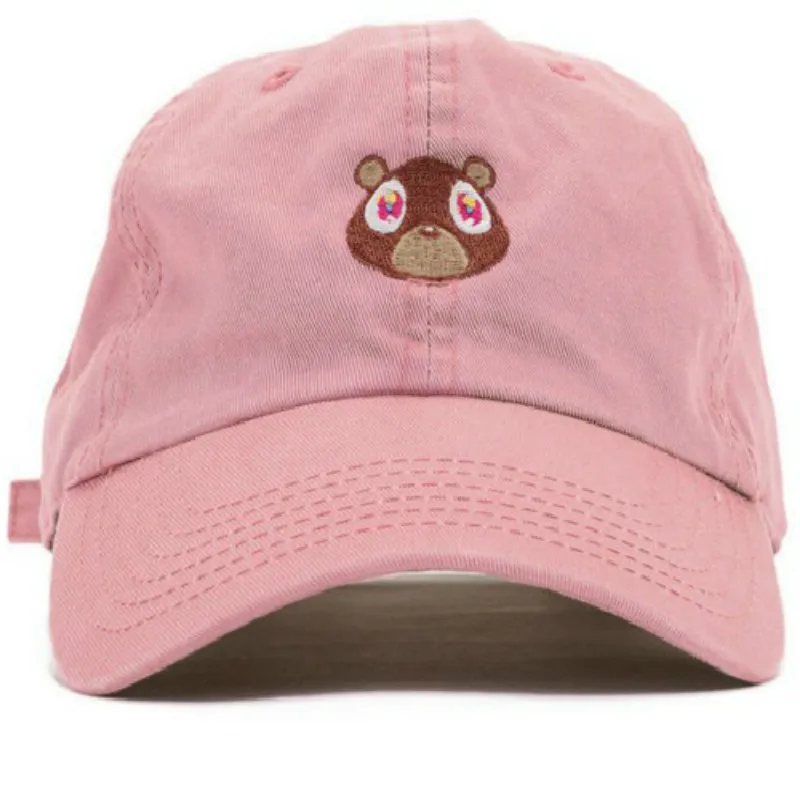 2018 Kanye West Ye Bear Dad Шапка Милая бейсболка летняя для мужчин и женщин Бейсболка