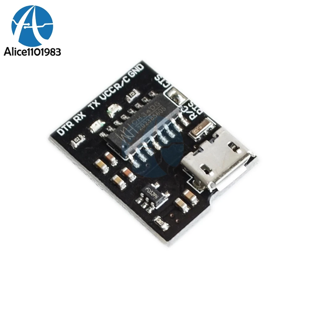 Для WEMOS CH340G CH340 Breakout 5V 3 V Micro USB к последовательной модульной плате для Arduino Downloader Pro