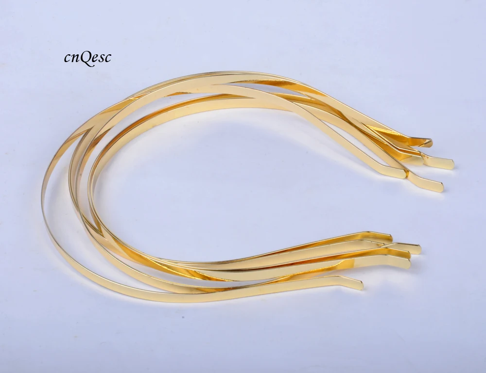 

Wholesale NEW 3 COLOUR GOLD black silver gray! 5mm metal headband,for sinamay hat fascinators,