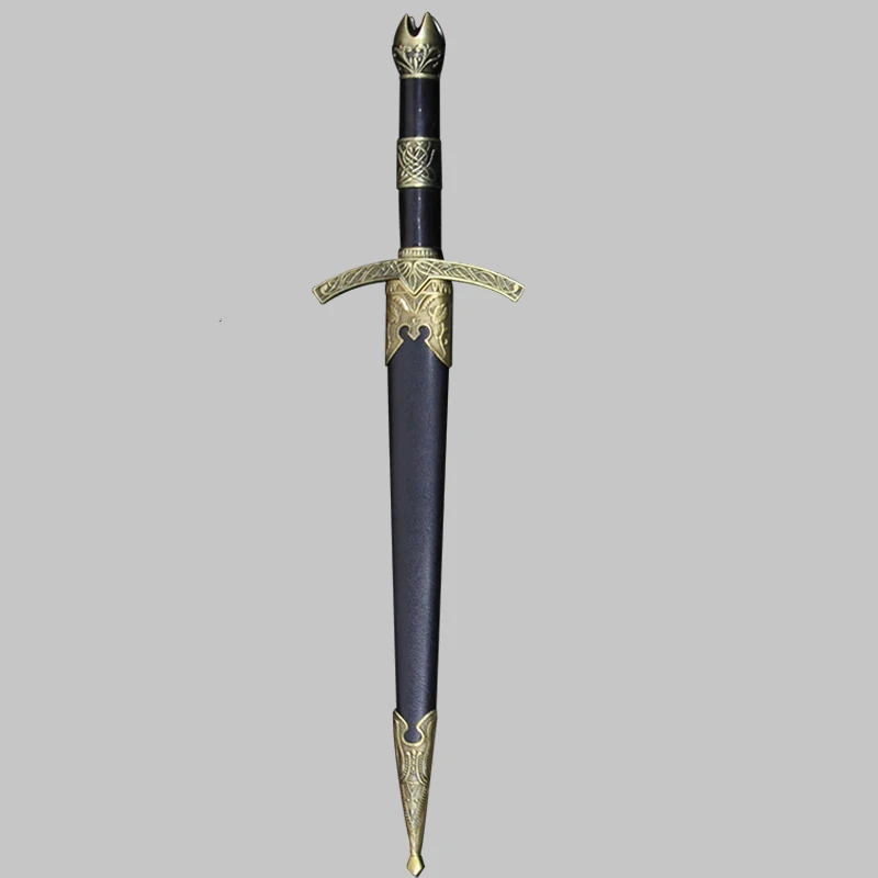 Мини-меч из нержавеющей стали в европейском рыцарском стиле, реквизит для самообороны, игрушки для взрослых, домашний декор