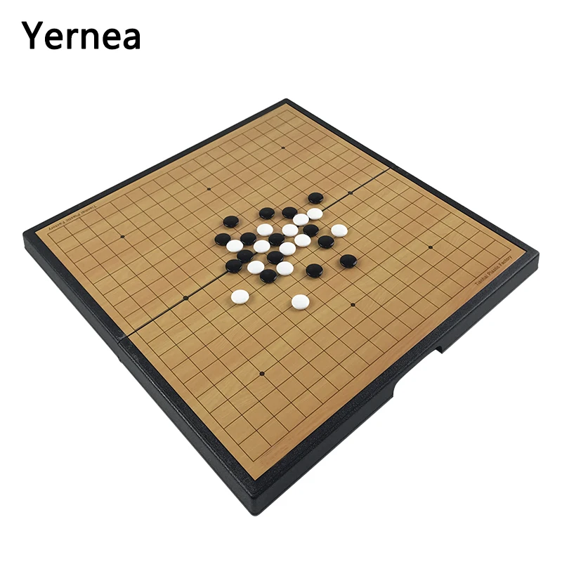 Yernea складные шахматы, магнитная игра, настольная игра, шахматы, набор штук, полный набор, пластик, 38*38*2,8 см, размер, развлекательный подарок