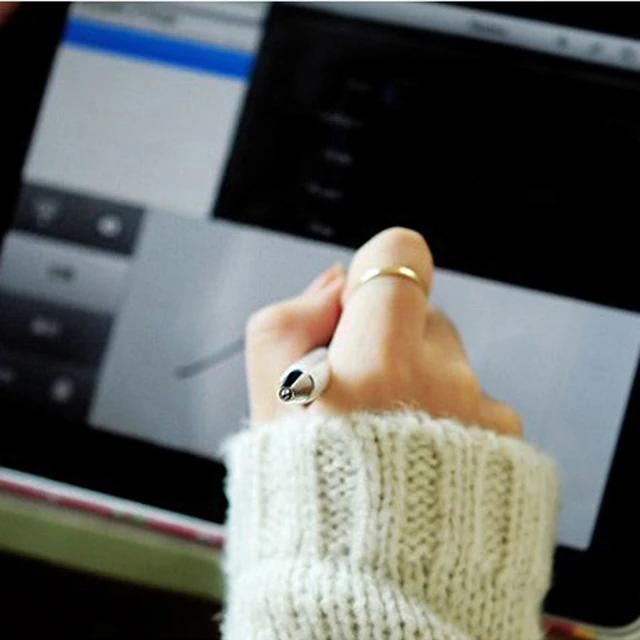 Kit 5 Canetas 2 em 1 - esferográfica diamante de cristal + caneta capacitiva - Imagem 4