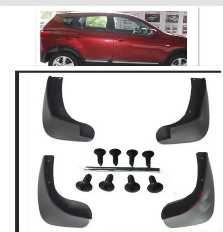 

Car Mud Flaps For Nissan Qashqai / +2 / Dualis 2007-2013 J10 Splash Guards Mud Flap Mudguards Fender 2008 2009 2010 2011 2012