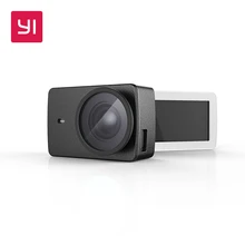 YI 4 K и 4 K Plus экшн-камера защитный объектив и кожаный чехол черный белый