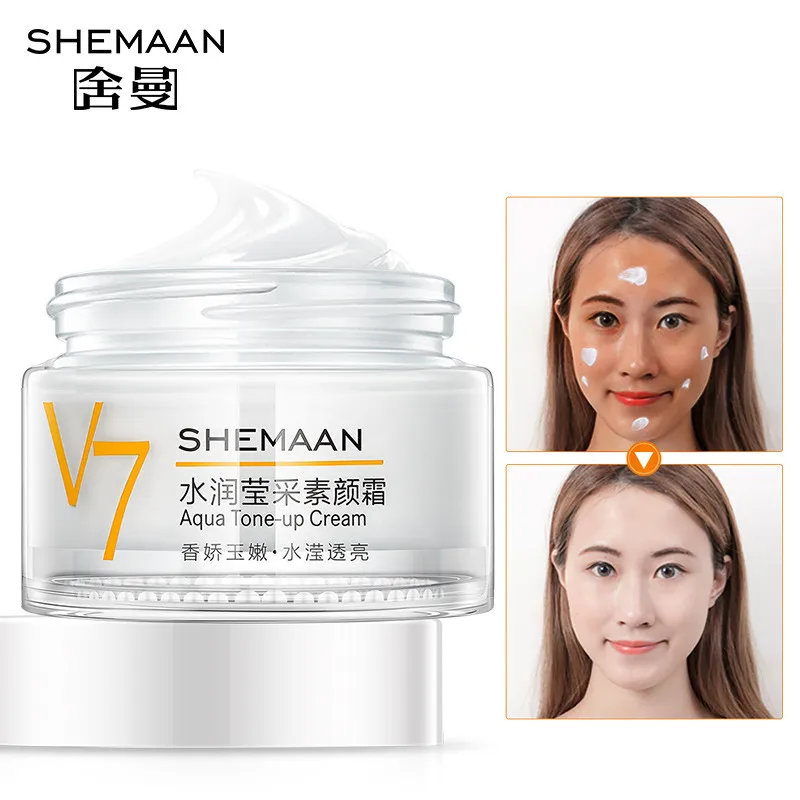 SHEMAAN V7 50 мл отбеливающий крем для лица Уход за кожей увлажняющий против морщин и