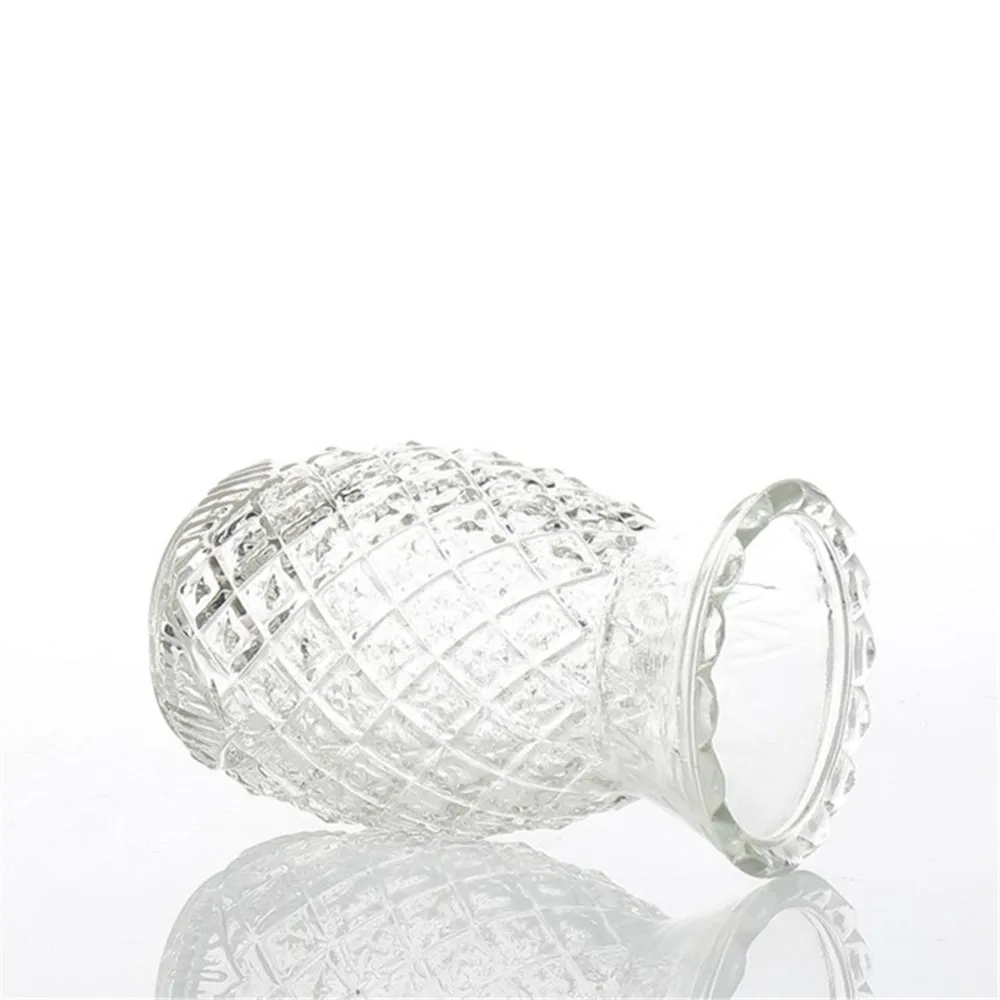 1 pc Transparent Glass Bud vase Pineapple vase for Weddings Events Decorating Arrangements Flowers Flowers Not Included 1 pc Transparent Glass Bud vase Pineapple vase for Weddings Events Decorating Arrangements Flowers Flowers Not Included