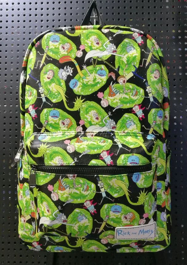 

New Rick and Morty Large backpack bag High Quality Backpacks for Teenage Girls Boys School Shoulder Bag Bagpack mochila