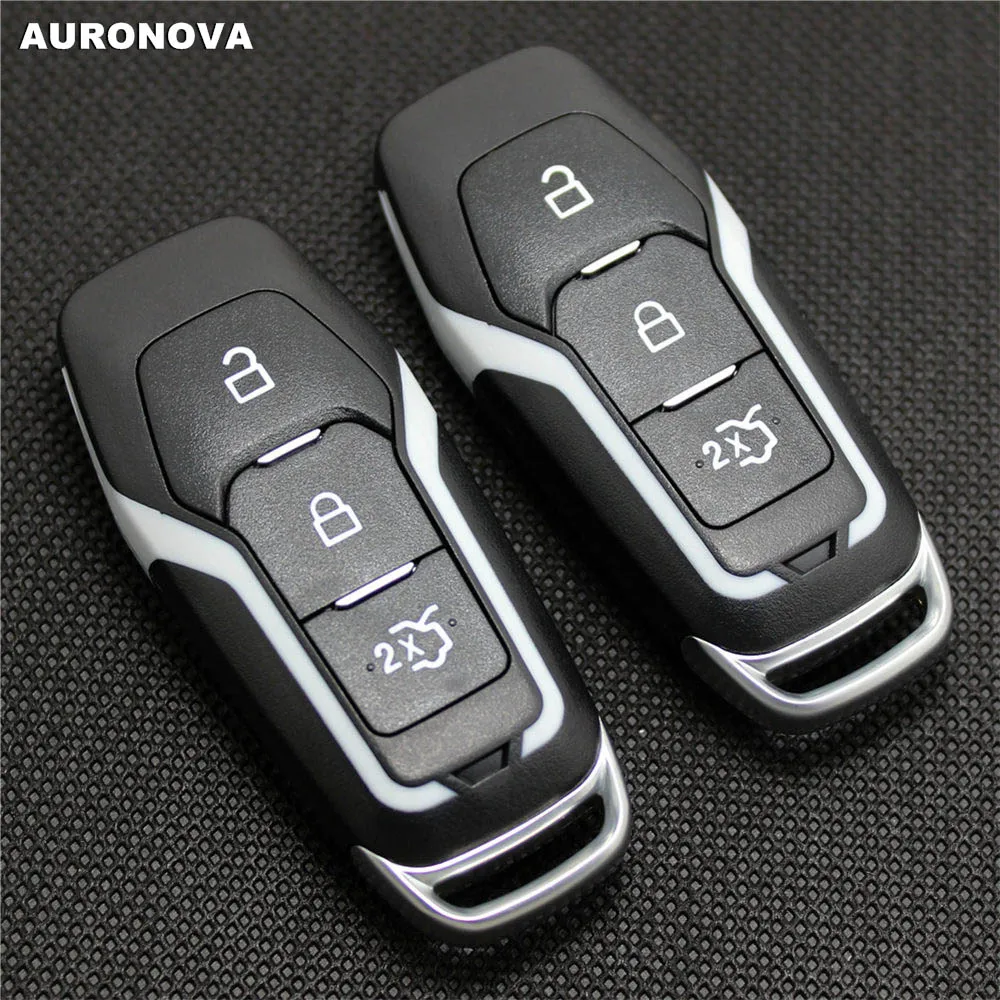 AURONOVA Новый Сменный смарт ключ корпус для Ford Edge Mondeo 3 кнопки чехол дистанционного