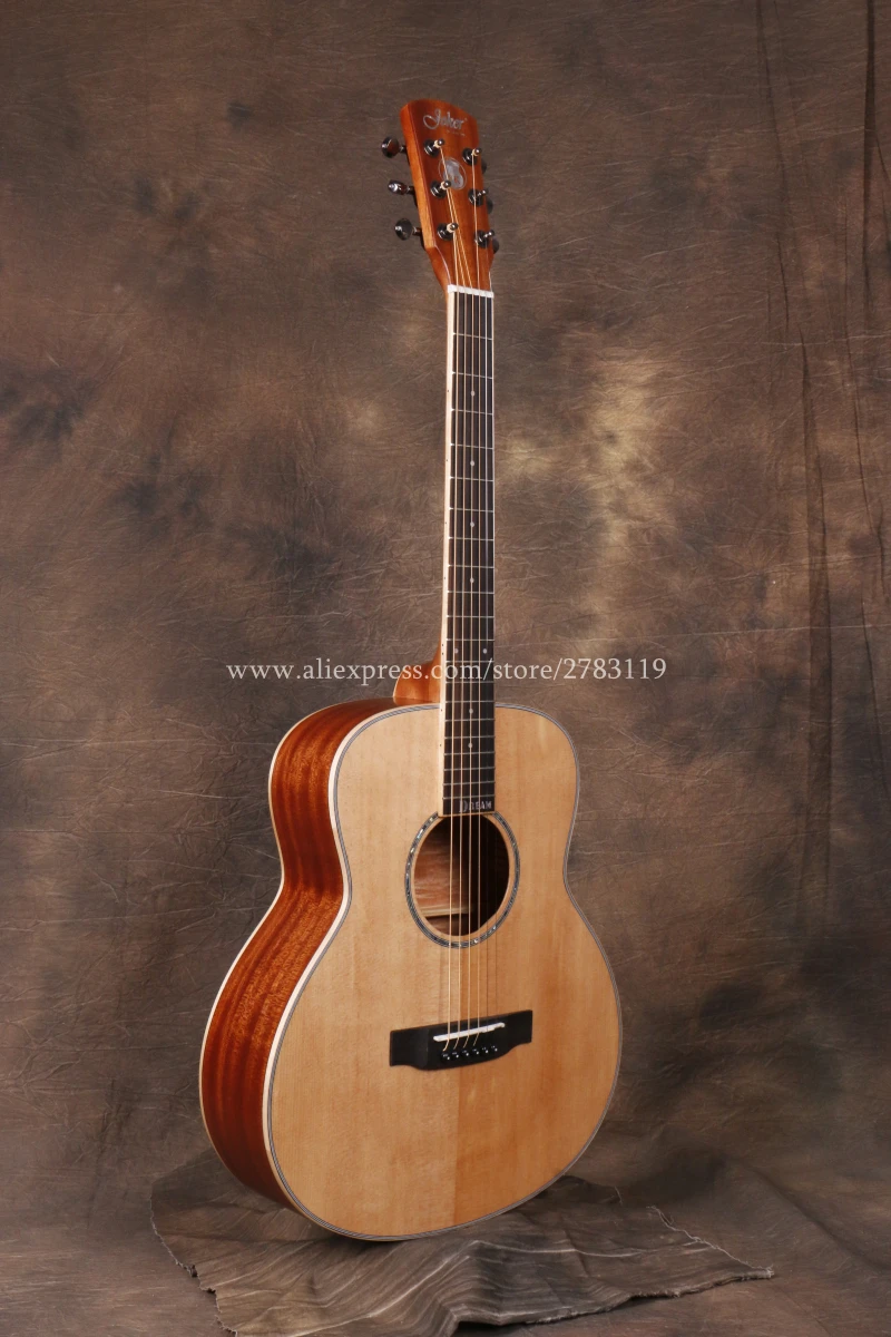 Free shipping 41 inch Full size folk guitar acoustic guitar With Spruce top /Mahogany Body With Hard case,chinese guitarras