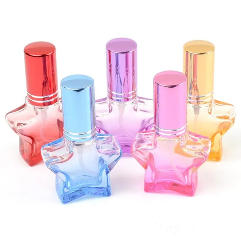 10ML Little Colorful Star Glass Perfume Spray Bottle Bulk Perfume Bar