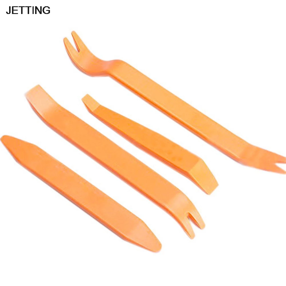 4Pcs/Set Plastic Auto Dismantle Tools Kit Car Radio Door Clip Panel Trim Dash Audio Removal