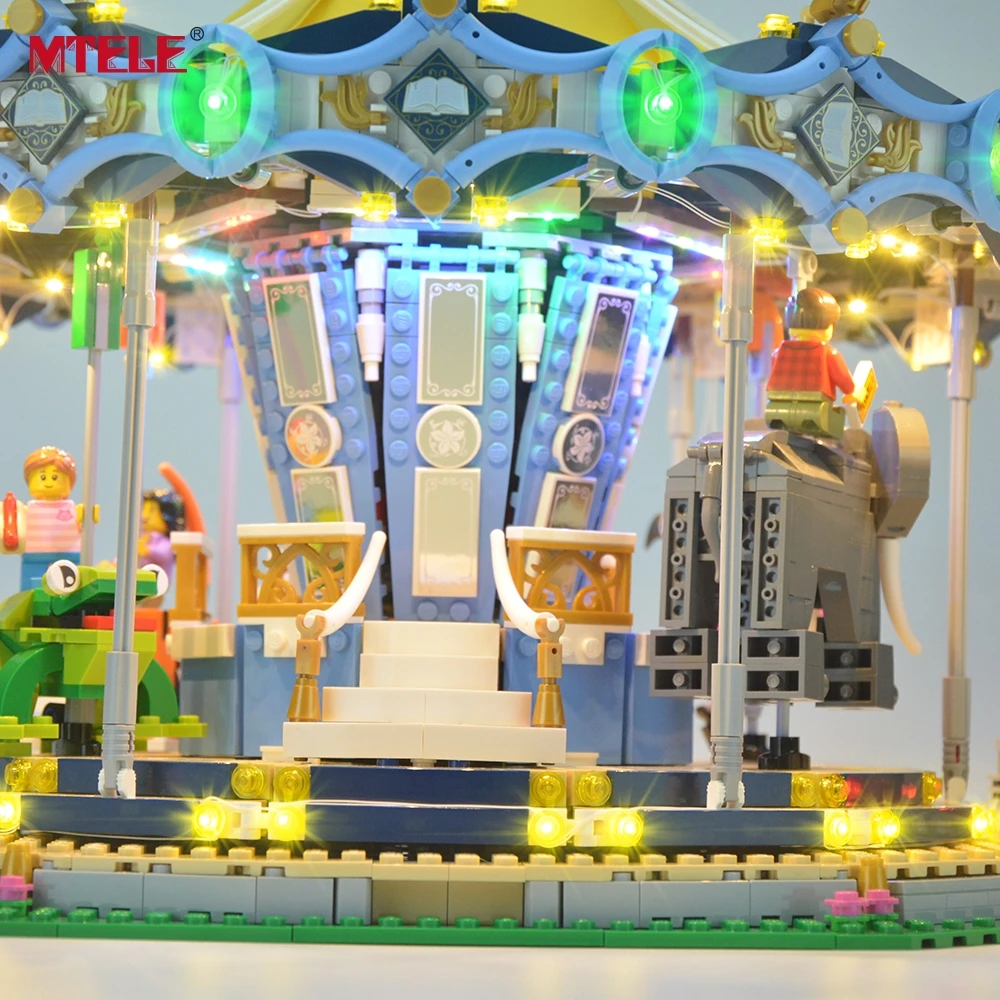 YEABRICKS Led Light Kit for 10257 Expert The New Carousel Compatible With 15036 (NOT Include The Model)