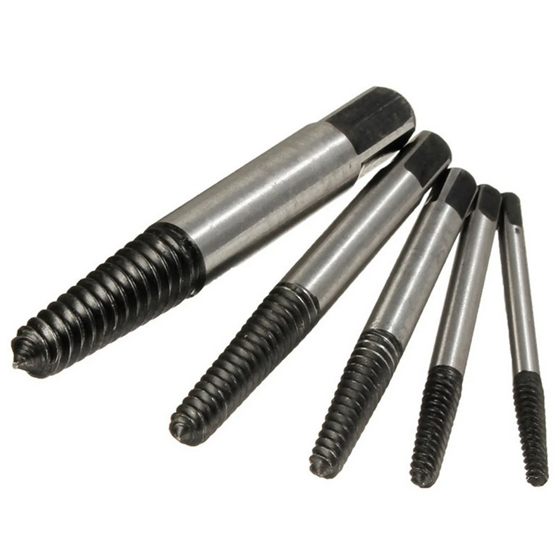 Broken Speed Out Damaged Screw Extractor 5pcs carbon steel 3-18mm Drill Bit Guide Set broken screw extractor screw moving