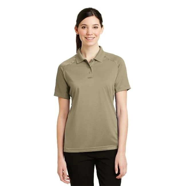 CornerStone CS411 Ladies Select Snag-Proof Tactical Polo T-Shirt Tan - Large