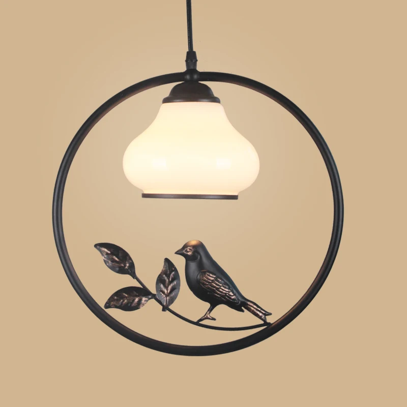 

American Iron Creative Bird hanglamp pendant lights lamps led lights for home nordic pendant light fixtures loft style hanging