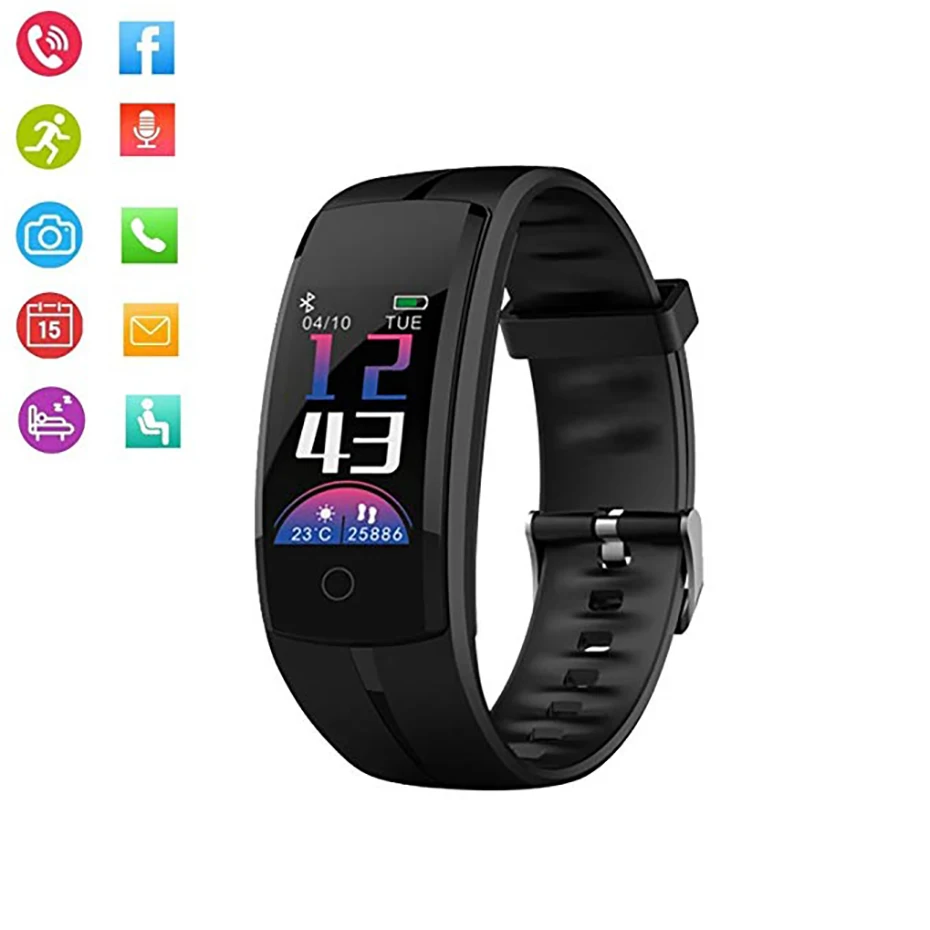 

Step Pedometer Watch Smart Wristband for Android iOS IP67 Waterproof Sport Watch Healthy Assistant Smart Watch Men