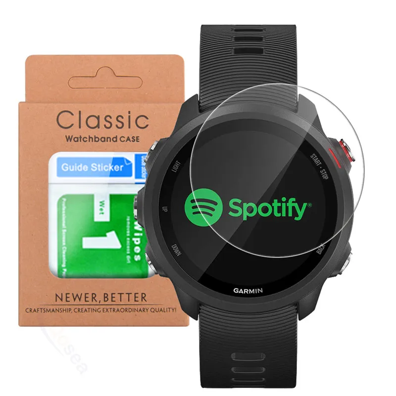 Qosea 2 шт. закаленное стекло для Garmin Forerunner 245 музыка 945 пленка часов 45 45S защита