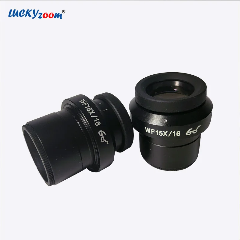 Lucky зум бренда WF15/16 мм Widefield тринокуляр стерео окуляр микроскопа 30 крепление с