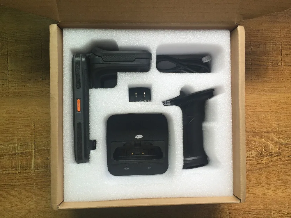 Coletor de Dados Scanner de Código de Barras com Uhf Alta Qualidade Móvel Handheld Terminal 4g Android 6.0 1d - 2d Rfid Leitor Pistola Aperto Pda 17 pda terminal 4g android 6.0 1d 2d