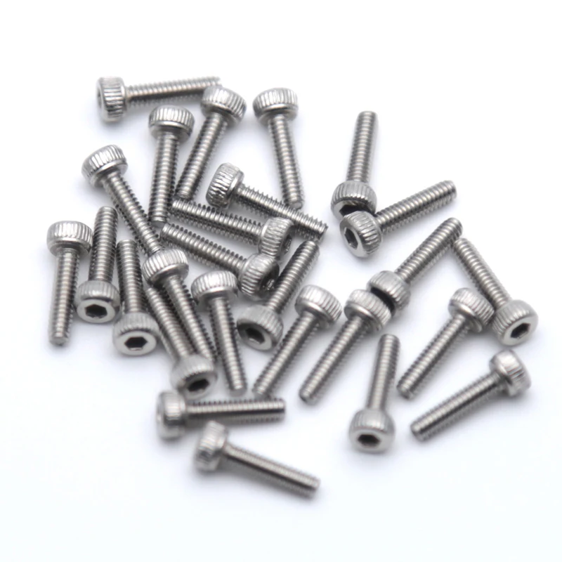 250pc/set Assortment Kit Set A2 Stainless Steel Hex Socket Screw Bolt Nut M2 Cap/Button/Flat Head Assortment Kit