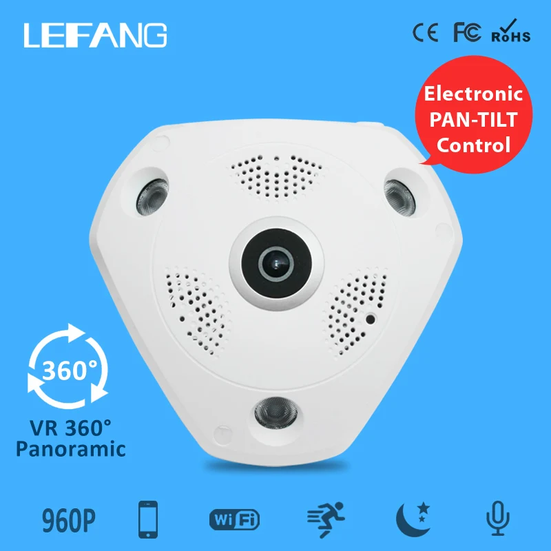 360 Degree Panorama Camera 1.3MP & 3.0MP WIFI IP Camera Home Security Camera Surveillance Remote Control CCTV Camera