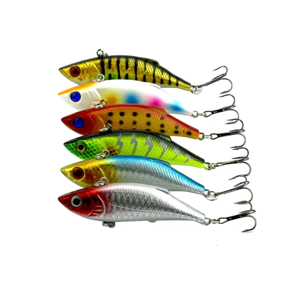 

1Pcs 8CM 10G Lures bright color Hard Bait Plastic Bait for lake river Worms Fishing Lure With Salt Fishing baubles I301201