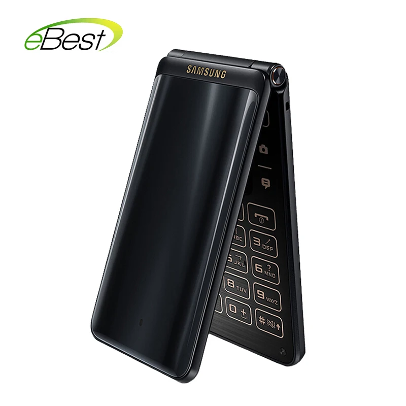 

Original Samsung Galaxy Folder 2 G1650 business Flip SmartPhone Quad Core Dual SIM 16GB ROM 2GB RAM 3.8" 4G LTE Mobile Phone