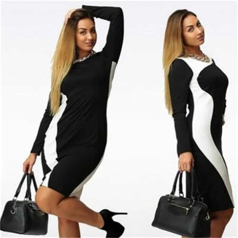 L-6XL-Plus-Size-Bandage-Dress-Slim-Show-Thin-2016-The-New-Summer-Autumn-Elegant-Casual (2)
