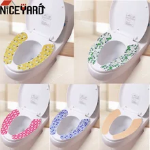 Портативный 1 пара Крышка для унитаза теплый мягкий нетканый материал сиденье для унитаза сиденье для ванной комнаты сиденье на унитаз покрытие для домашнего декора