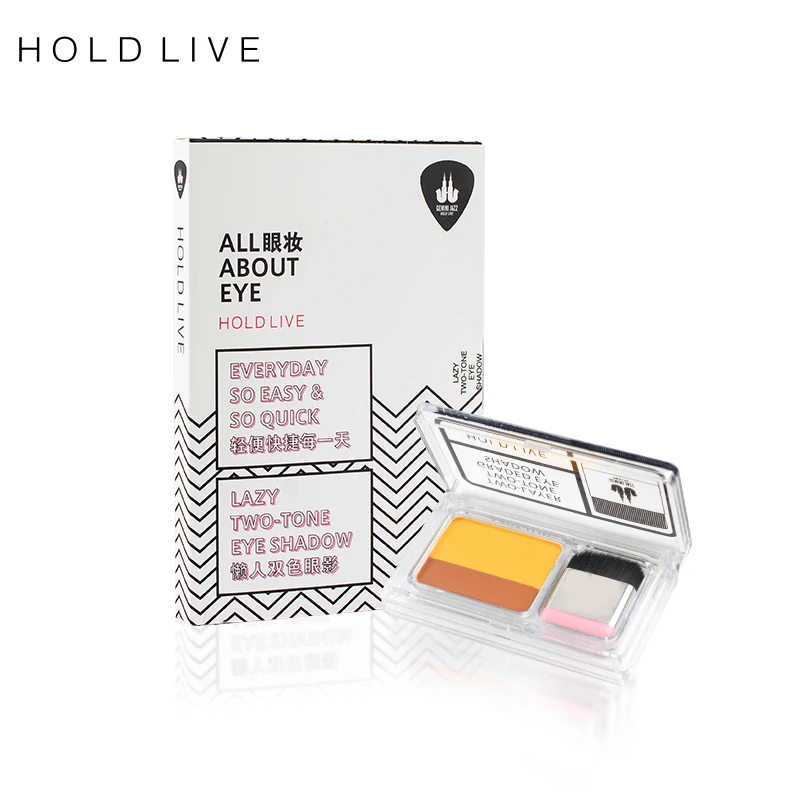 

HOLD LIVE Two-Layer Two-Tone Graded Eyeshadow Palette 2018 New Smoked Eyes Makeup Brand Natural Shimmer Matte Eye Shadow Make Up