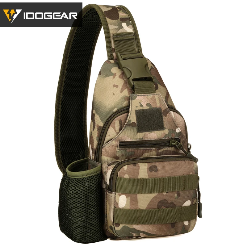 IDOGEAR тактическая сумка через плечо с USB нагрудная Женская камуфляжная Дорожная на
