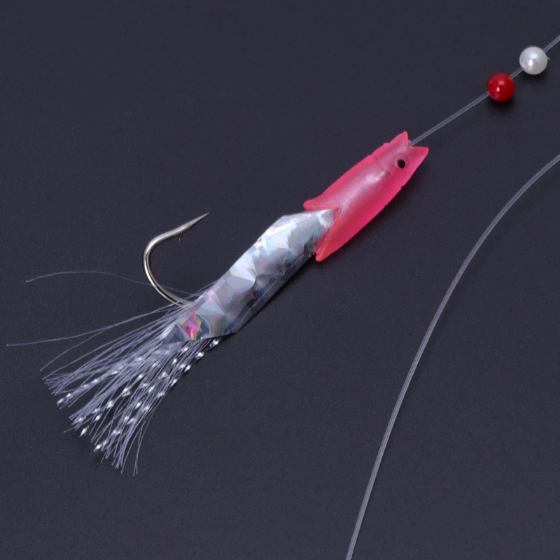 5 pz/borsa Gancio di Pesca Linea Luminosa Esche Artificiali Esche Artificiali Richiamo Morbido di Pesce Rosa Affrontare 5 pz/borsa Gancio di Pesca Linea Luminosa Esche Artificiali Esche Artificiali Richiamo Morbido di Pesce Rosa Affrontare