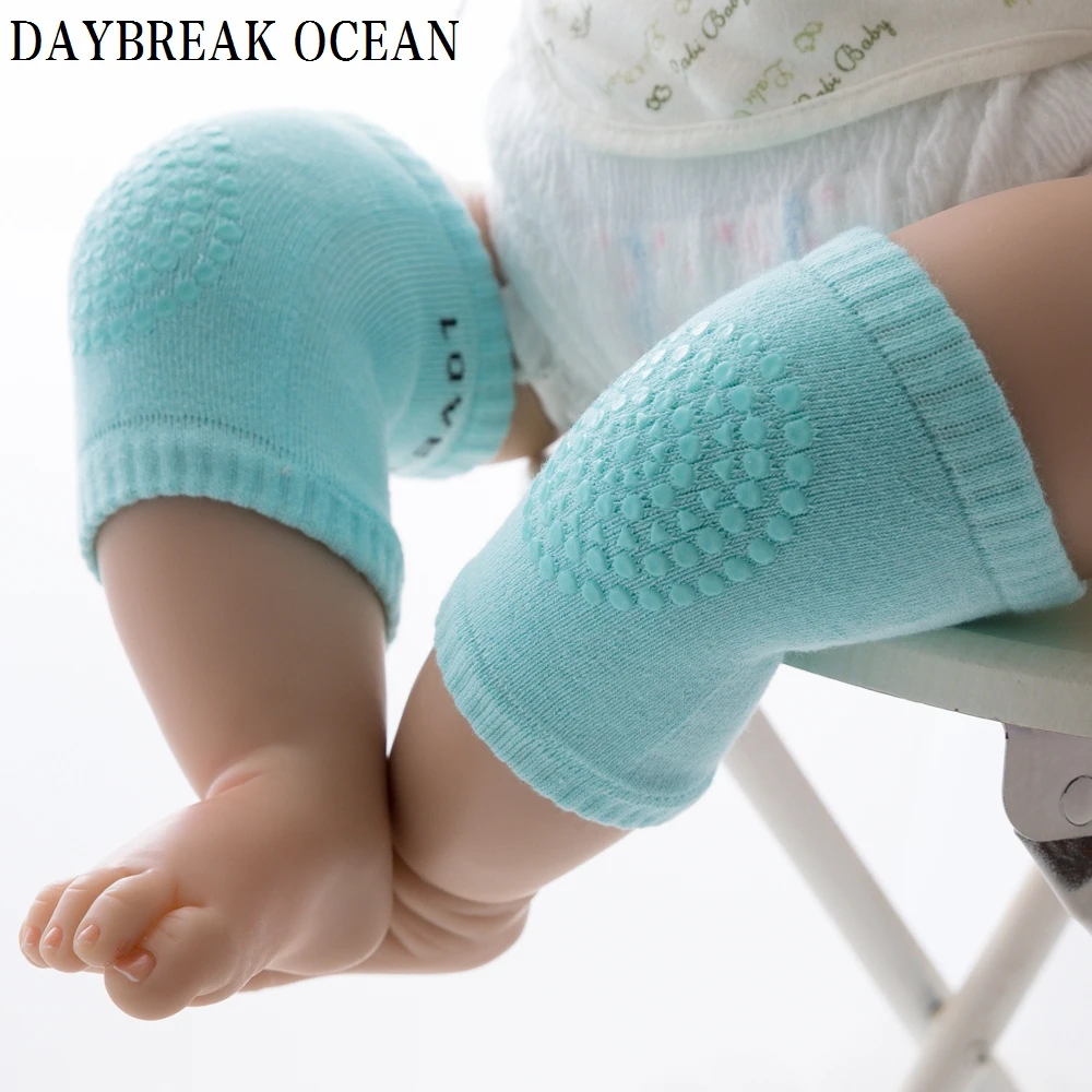 Toddler Kids Kneepad Protector Soft Thicken Terry Non-Slip Dispensing Safety Crawling Baby Leg Warmers Well Knee Pads For Child