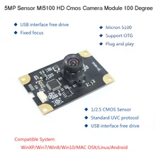HBVCAM USB Camera Module Free Driver Fixed Focus 5MP Sensor MI5100 Mini Cmos Camera Module 100 Degree Wide Angle Fisheye Lens HBVCAM USB Camera Module Free Driver Fixed Focus 5MP Sensor MI5100 Mini Cmos Camera Module 100 Degree Wide Angle Fisheye Lens