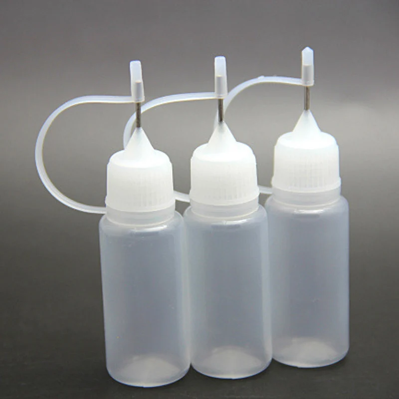 

Hot Sale 5 Pcs 10ml E-liquid Empty Bottle Needle Bottle for Electronic Cigarette Dropper Bottles