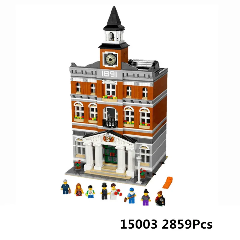 

LEPIN 15003 2859Pcs Creators City Street The Town Hall Model Building Kits Blocks Brick Christmas Gift for Children Toys 10224