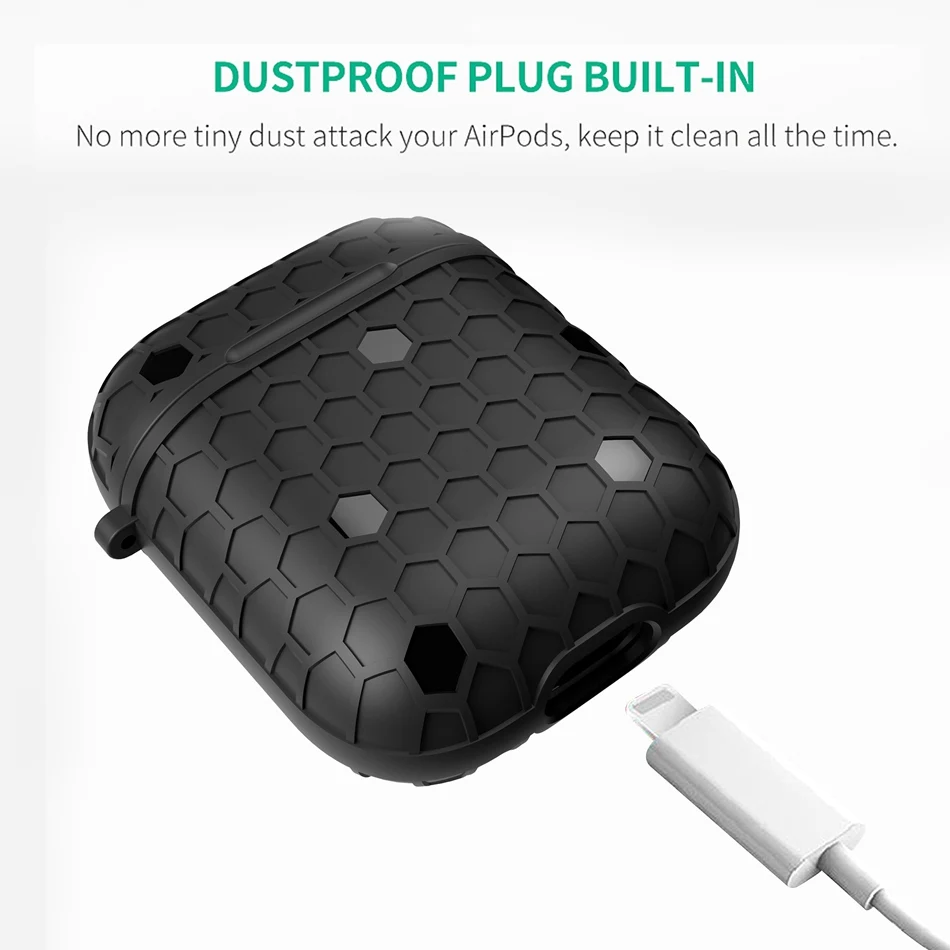 Bluetooth Wireless Earphone Case For AirPods Case Silicone Protective Cover Skin Accessories for Apple Air pods Charging Coque