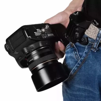

Fast Loading Holster Hanger Quick Strap Waist Belt Buckle Button Mount Clip Camera Video Bags For Sony Canon Nikon DSLR Camera